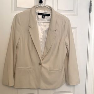 Kensie cream blazer